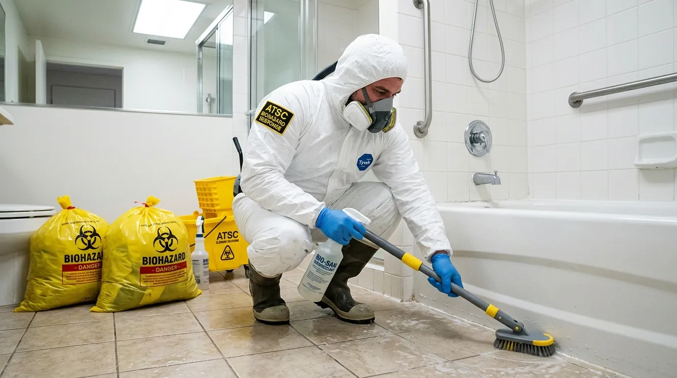 Decontamination equipment deployed for Blood Cleanup in Branford